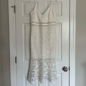 NWOT White Lace Dress